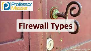 Firewall Types  CompTIA Security+ SY0701  3.2