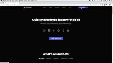 01 An Introduction to CodeSandbox