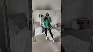 outfits leather black pants for autumn / black leather pants 2023 #short #style #fashion #shorts