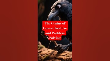The Genius of Crows: Tool Use and Problem Solving #CrowIntelligence #AnimalGenius