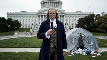 Ben Franklin Interviews Modern Americans About Government, Debt & Taxes - Ai Edition 