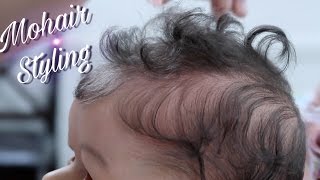 How to Style Rooted Hair| REBORN DOLL TUTORIAL