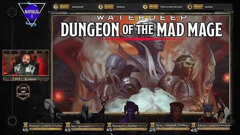 GR. D&D 5e. Dungeon of The Mad Mage Session 2
