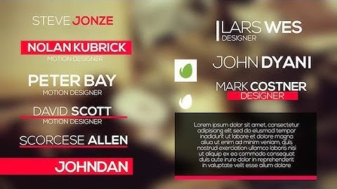 Simple Clean Lower Third — After Effects project | Videohive template