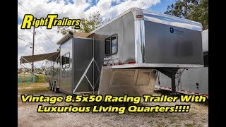 8.5 X 50 2014 Vintage Trailers | Living Quarters Racing Trailer