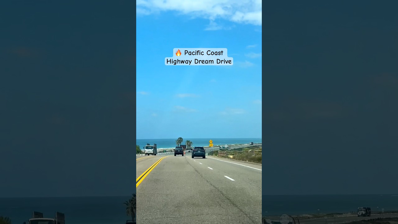 POV: You're finally driving the Pacific Coast Highway #travel #california #coastaldrive