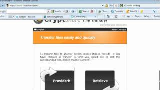 Secure File Exchange using Cryptshare
