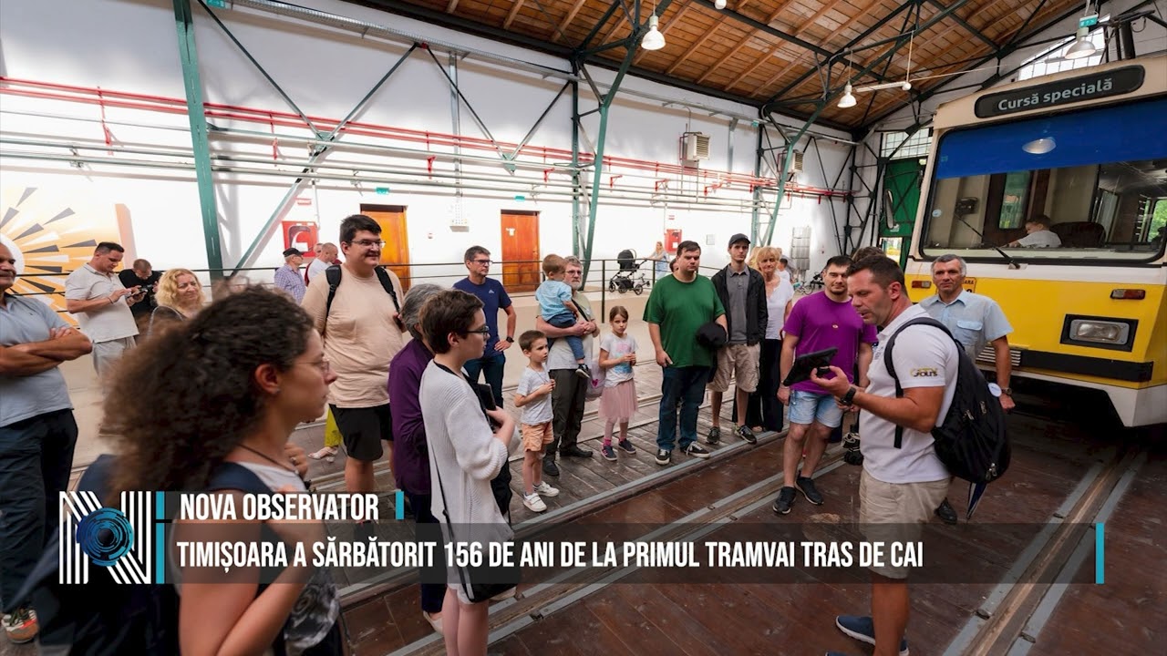 Timișoara a sărbătorit 156 de ani de la primul tramvai tras de cai