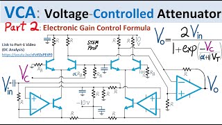 Voltage Controlled Attenuator (VCA): Electronic Gain AC Analysis