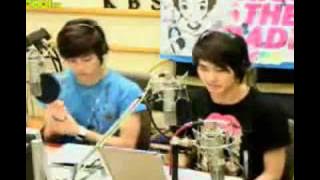 SHINee Onew singing Man and Woman (duet) 080709 KTR