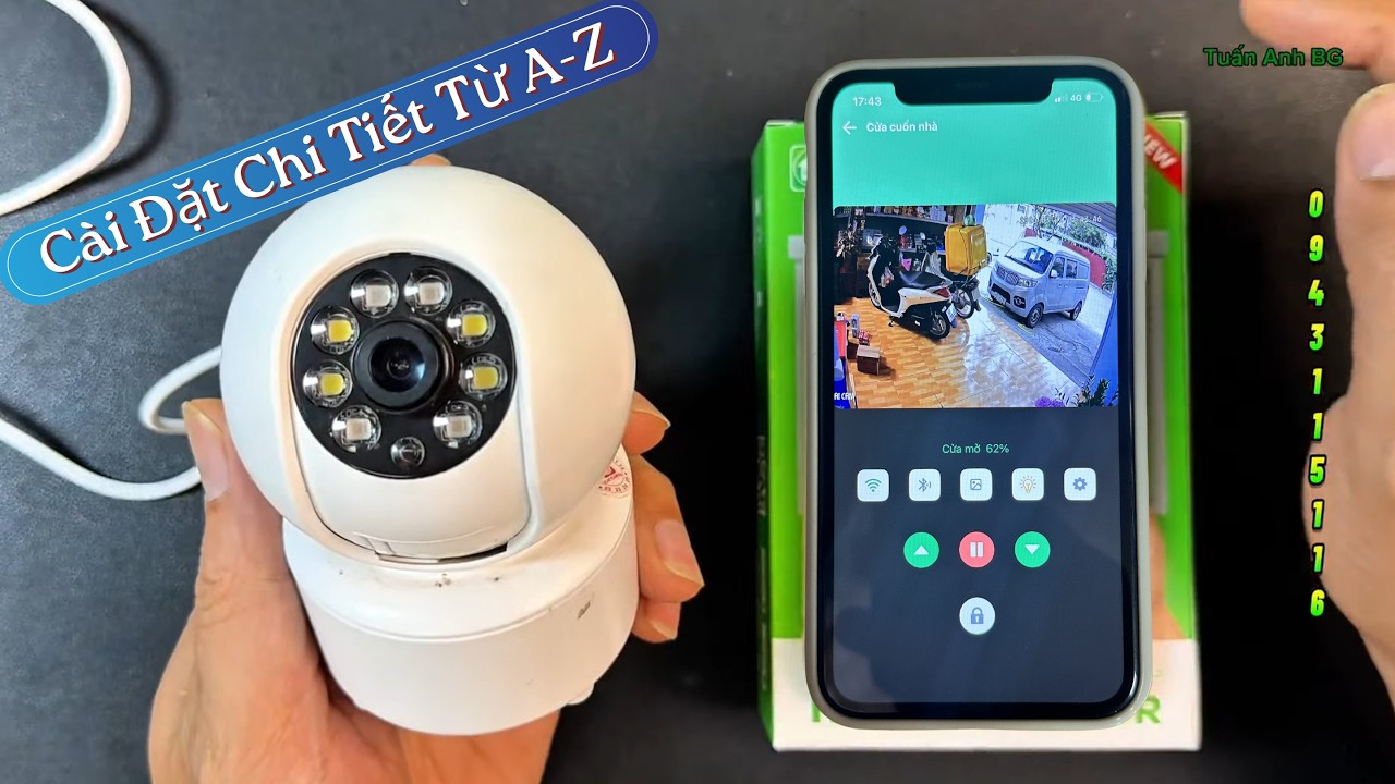 Camera Hunonic Hướng Dẫn Cài Đặt Camera Cửa Cuốn Hunonic Chi Tiết Từ A-Z - YouTube