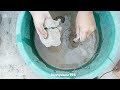 Pure dusty gritty sand crumbling in water #puresand #dustyasmr #crunchycrumbles #oddlysatisfying