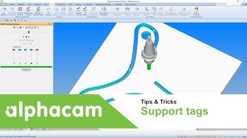 Support tags | Alphacam