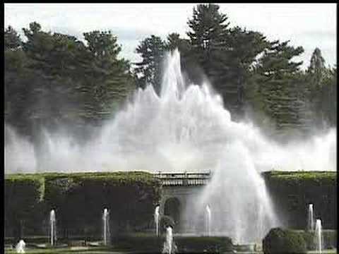 Pipe Organ And Fountains At Longwood Gardens Youtube