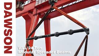 WLL 24T Modular Spreader Beam Load‑Testing DAWSON Full Series WLL 6T‑2000T, MT & UT NDT Inspected
