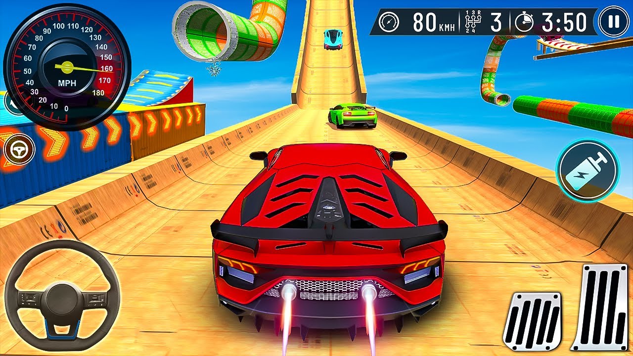 Extreme Ramp Car Stunts Racing 2025 - Car Stunts Tracks Racing 3D - Android Gameplay