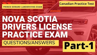Nova Scotia Drivers License Practice Exam Mock Test 1 | Nova Scotia Driving Practice Test