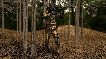 3D Soldier Showreel | Autodesk Maya and Redshift Render