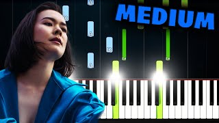 Mitski - My Love Mine All Mine - Piano Tutorial (MEDIUM)