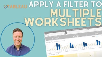 Apply Filter to Multiple Worksheets in Tableau (Quick Tip)