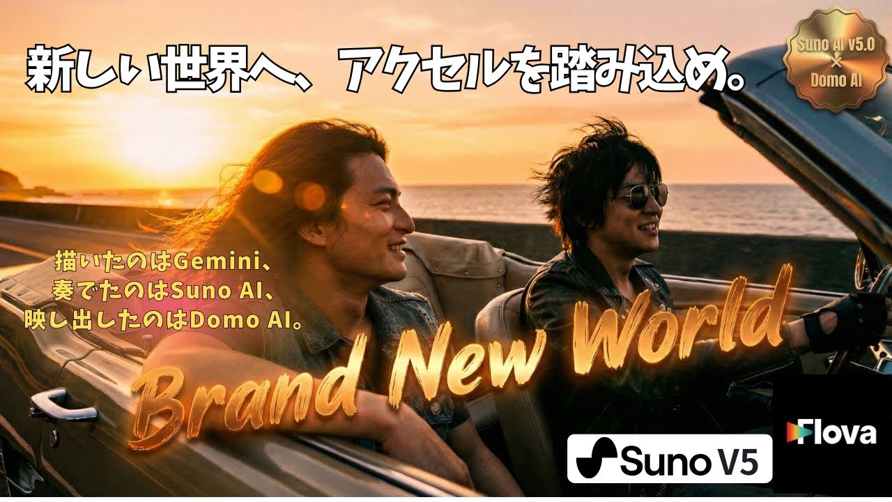 完全AI制作】GeminiとDomo AIで描く新年の幕開け 