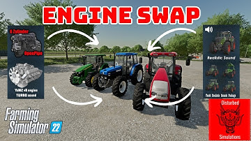 Engine swaps for FS22 - or how to use sound prefabs