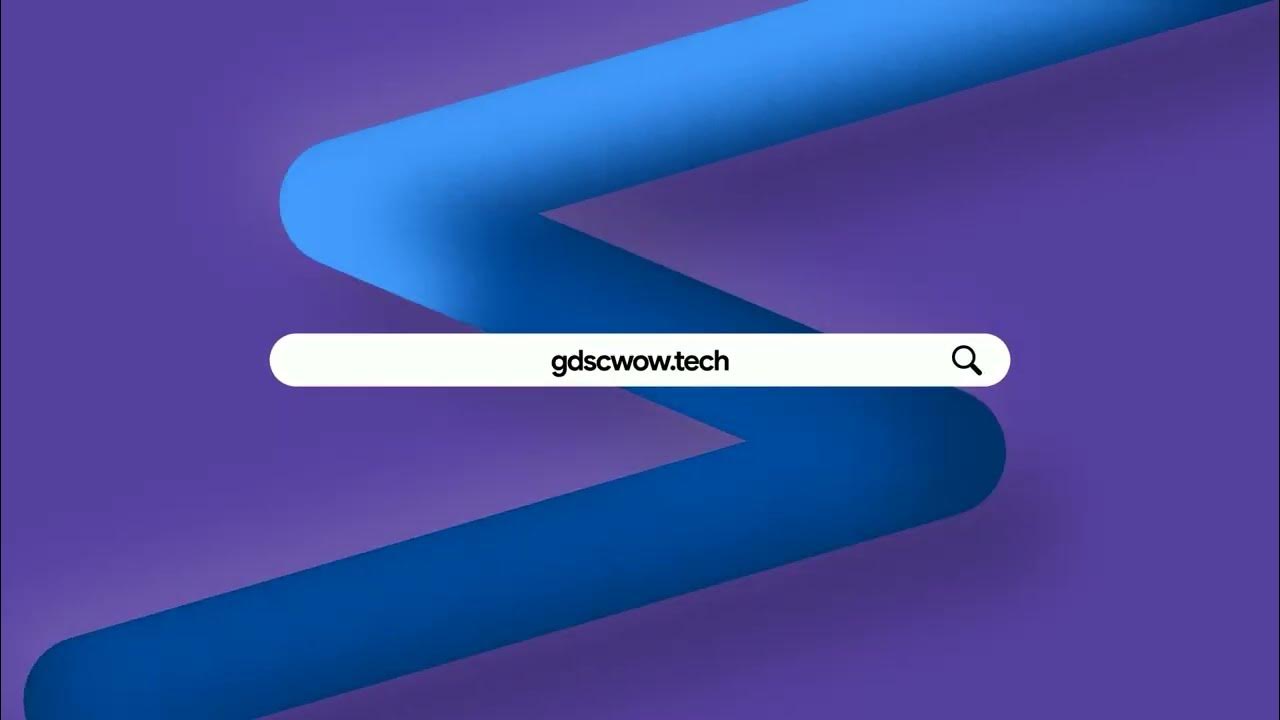 GDSC WOW Website Reveal YouTube