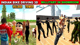Village Tower Military In Showroom | Funny Gameplay Indian Bikes Driving 3d 🤣🤣 screenshot 2