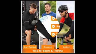 AutokraftZ 𝗨𝗩 Protection Arm Sleeves for Men Women UPF 50+ 𝘄𝗶𝘁𝗵 Microfiber | Cooling Arm Sleeves