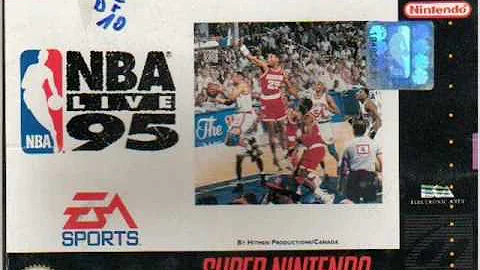 NBA Live '95 Main Menu (SNES)