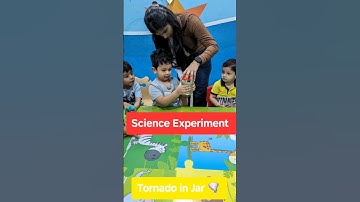Tornado in a Jar | Science Experiment at Udayan Kidz #scienceexperiment #sciencefun #scienceforkids