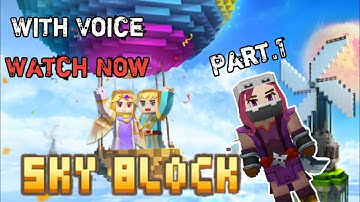 I Made My First House In Skyblock (Blockman GO) PART.1