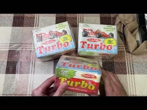 Мега-посылка!! Блоки жвачек Turbo из 90-х!! - YouTube