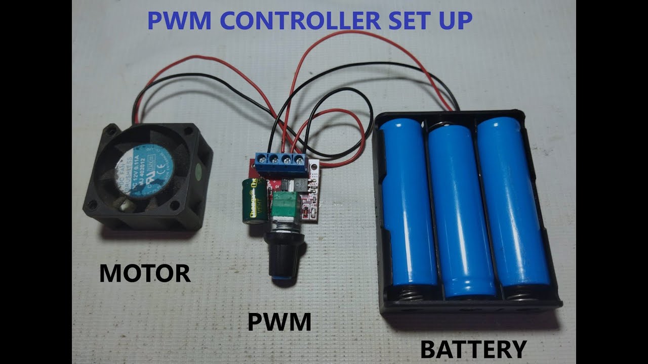 CONNECTING PWM CONTROLLER TO THE MOTOR 4 5 35 VOLTS - YouTube