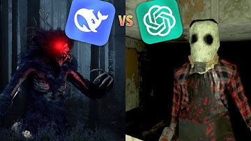 Chat GPT vs DeepSeek Make a Horror Game!