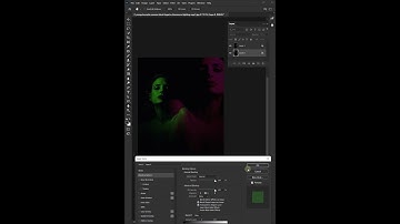 Duo Tone Portrait Create in Photoshop 2023 | #Adobe #Photoshop #shorts #viral