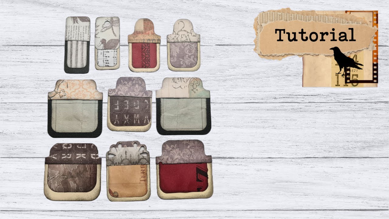 Съёмные закладки для страниц своими руками — Основы Ephemera — Эпизод 7