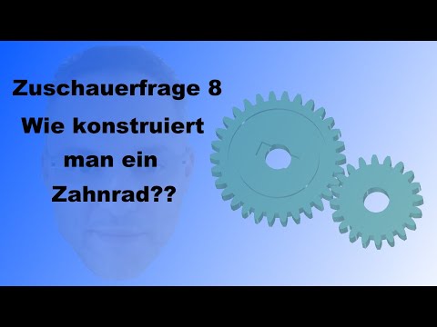 DesignSpark Mechanical Deutsch "Wie konstruiert man ein Zahnrad" CAD