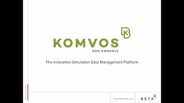 KOMVOS - The innovative SDM platform