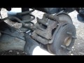 How to replace rear brake pads Toyota Corolla years 2001 to 2014