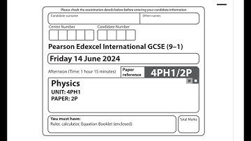 IGCSE Physics Summer 2024 Paper 2