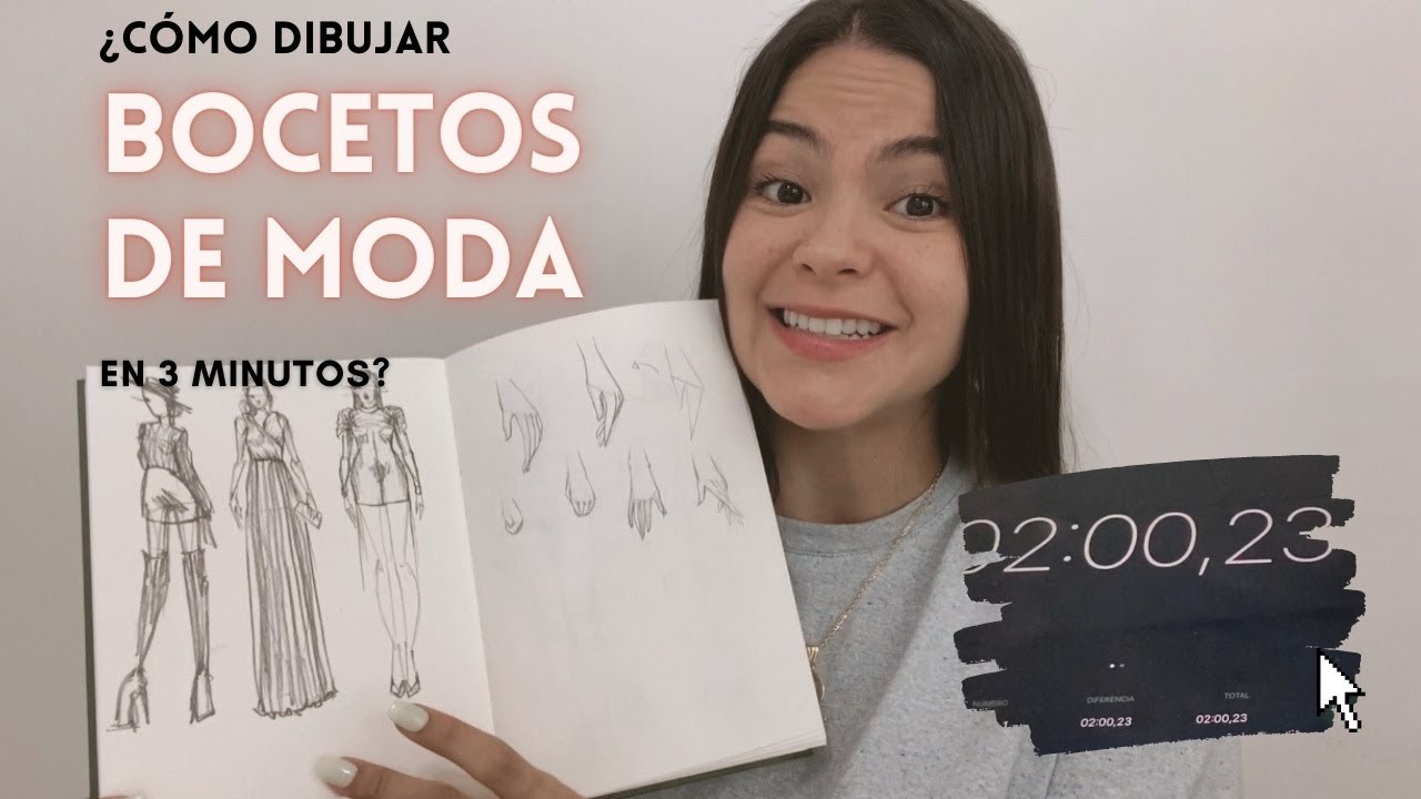 COMO DIBUJAR BOCETOS DE MODA EN 3 MINUTOS ~ LO QUE YO HAGO!