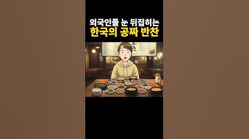 외국인들 놀라는 한국의 반찬 문화