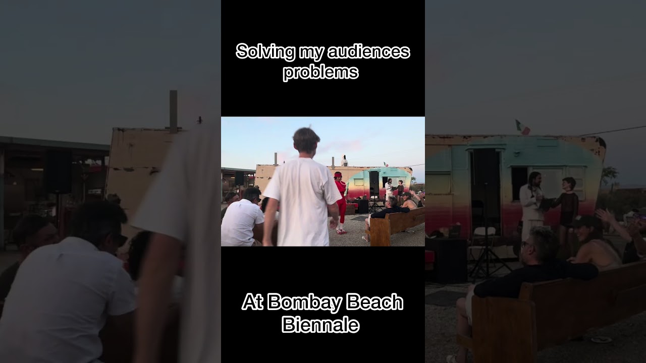 Finding Corbin true love at Bombay Beach Biennale #clown