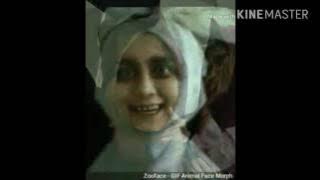 GIF Seram = Manusia jadi pocong