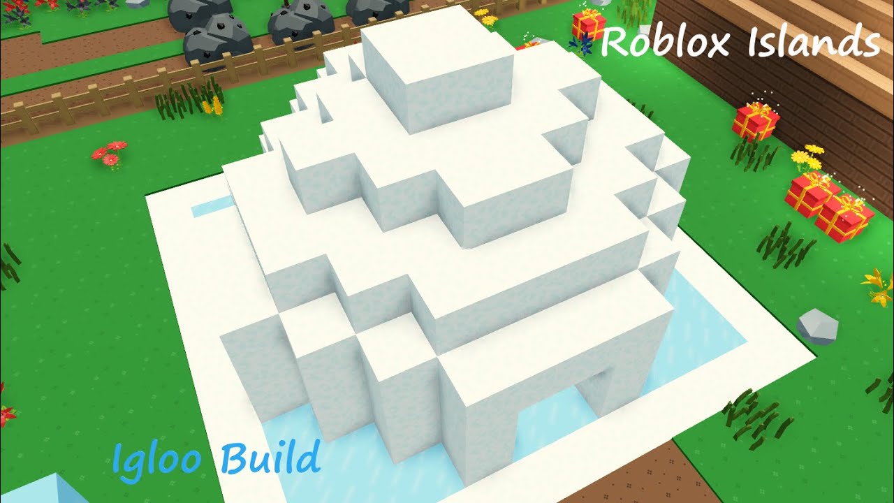 IGLOO BUILD! (Roblox Islands) YouTube