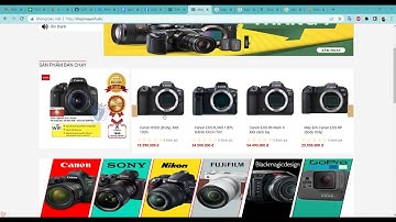 Giới thiệu đồ án website bán máy ảnh online shop quản lý và bán máy ảnh online php mysql