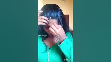 How to Do Small Zigzag Middle partition With earbuds |Easy instant Hacks #youtubeshorts#shorts #hair