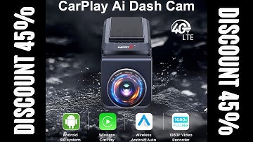 CarlinKit CarPlay Ai Box Android 4G LTE Wireless CarPlay Android Auto Adapter Car Dash Cam Camera