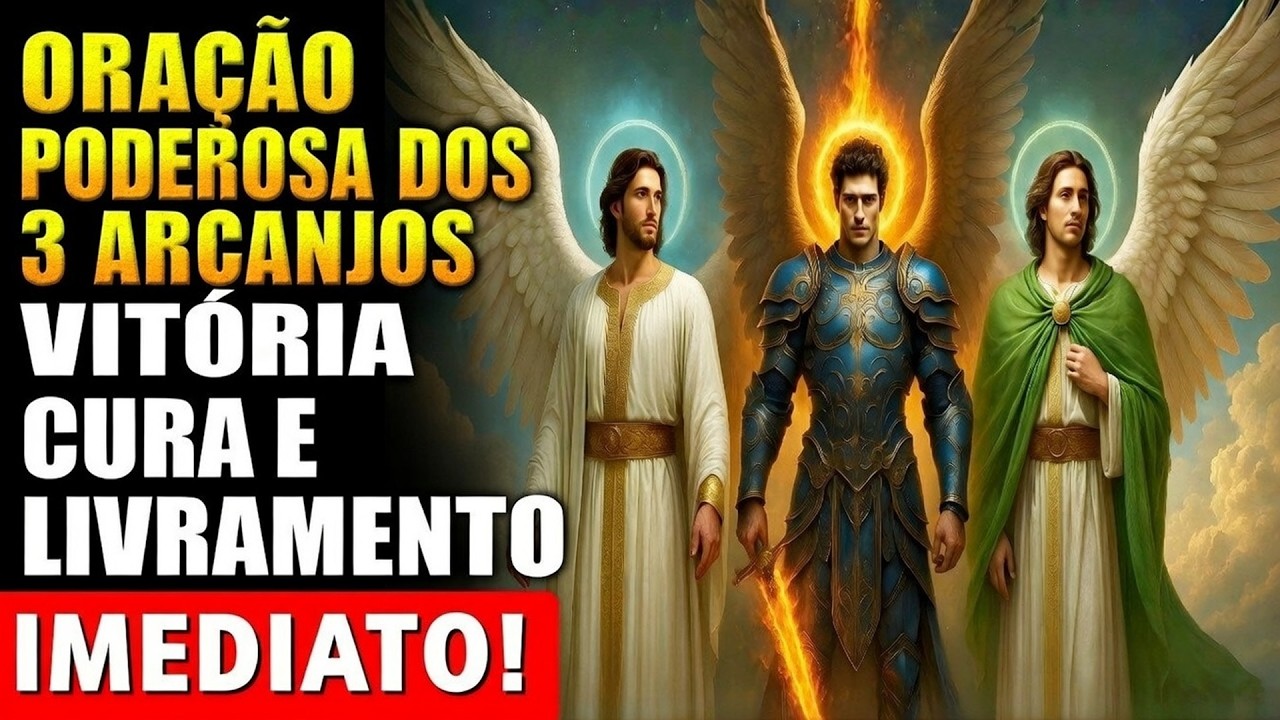 ORAÇÃO PODEROSA DOS 3 ARCANJOS — VITÓRIA, CURA E LIVRAMENTO IMEDIATO!
